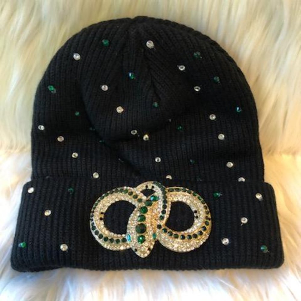Aldo Snake/Stud Beanie Hat